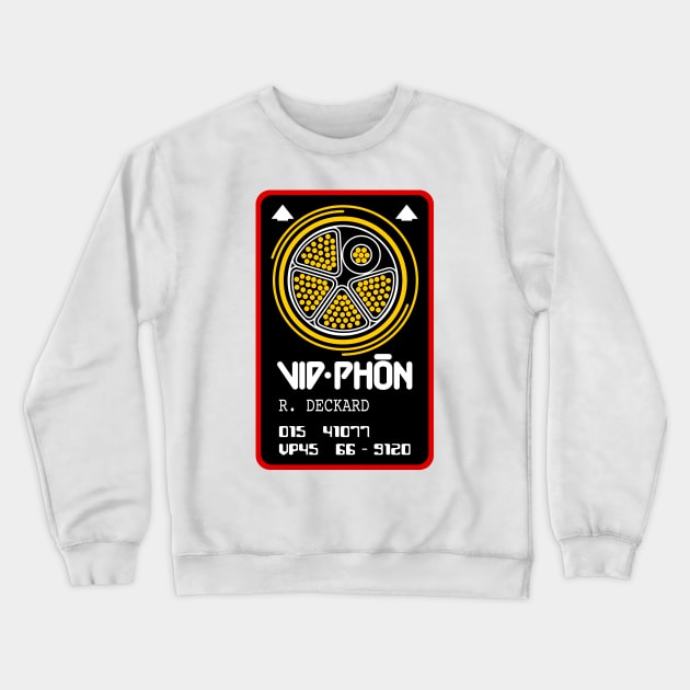 Blade Runner - Vid-Phon Crewneck Sweatshirt by Blade Runner Thoughts